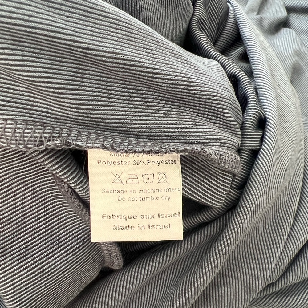 Alembika Essential Lounge Pants Blue Mist Cropped Wide Leg Size 5 | US 14-16 NWT - Picture 9 of 12
